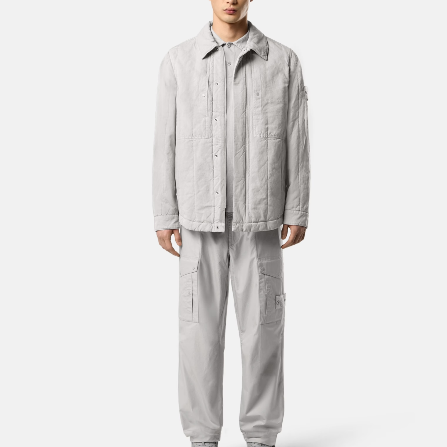 Мужские штаны STONE ISLAND SS26 Ghost (черные) — фото 3