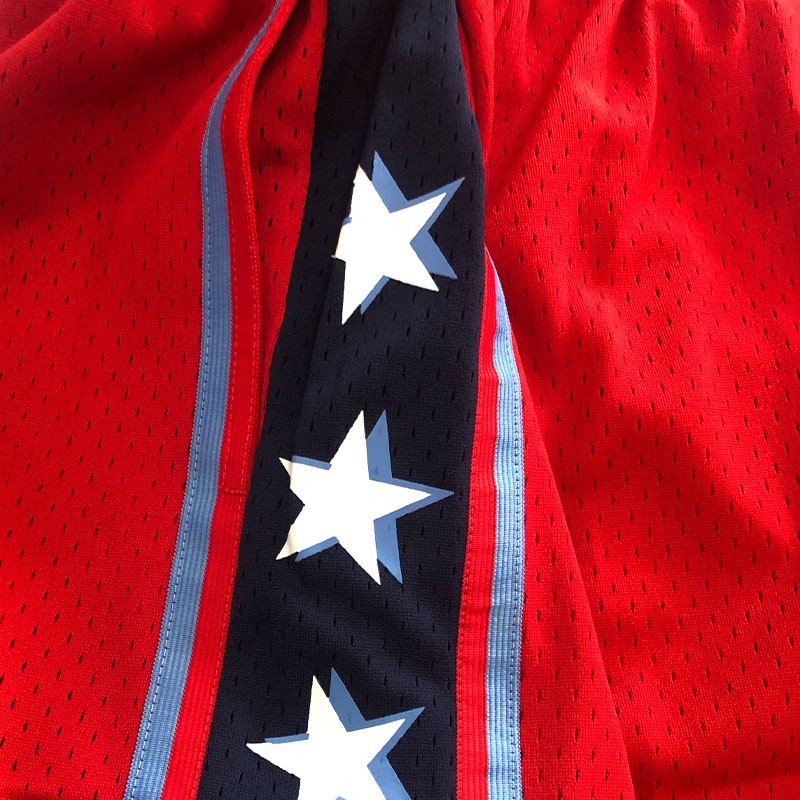 Mitchell Ness Basketball Shorts Unisex Red
