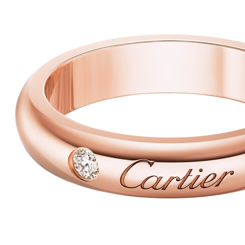 Кольцо Cartier C DE CARTIER (розовое золото) — Розовое золотой — фото 6