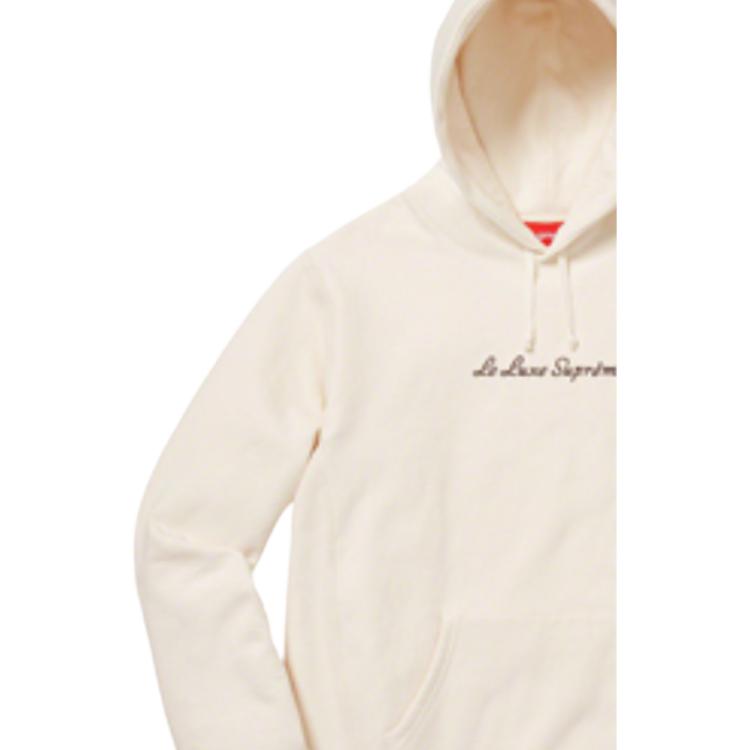 Худи Supreme SS19 Le Luxe Hooded Sweatshirt Natural (молочный) — фото 2