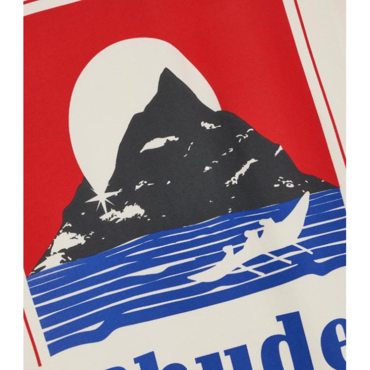 Мужская футболка RHUDE SS26 (бело-синяя) — фото 4
