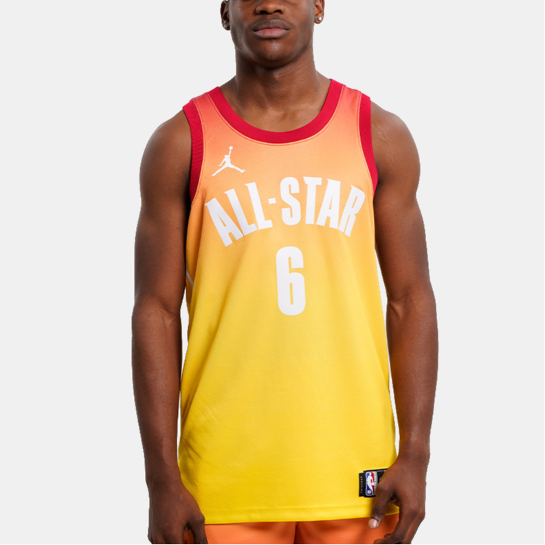 Jordan Basketball Jerseys Men’s Orange Moderate Straight Fit
