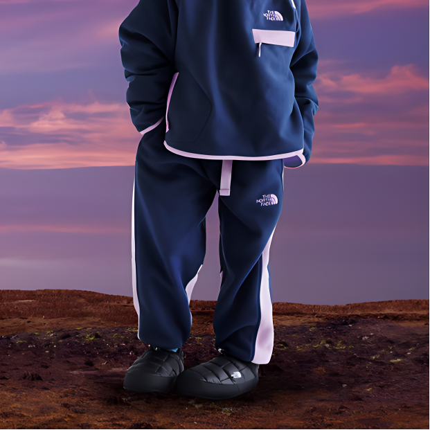 Детские штаны The North Face (голубые) — фото 3