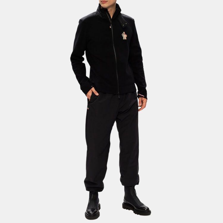 Мужская куртка Moncler Grenoble (черная) — фото 6