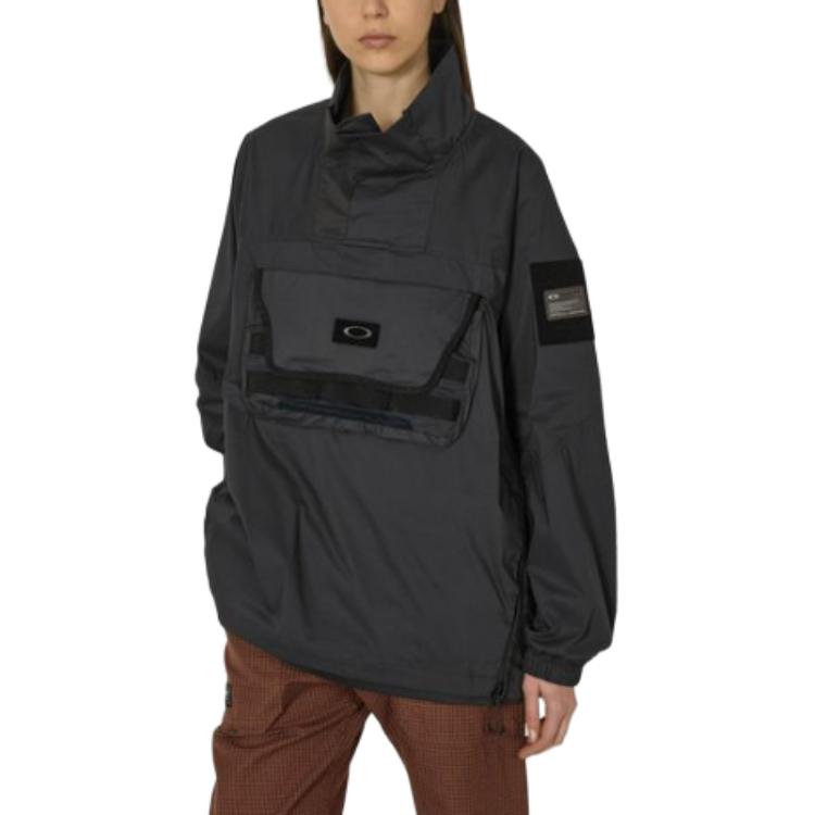 Мужская футболка Oakley High Neck (черная) — фото 4