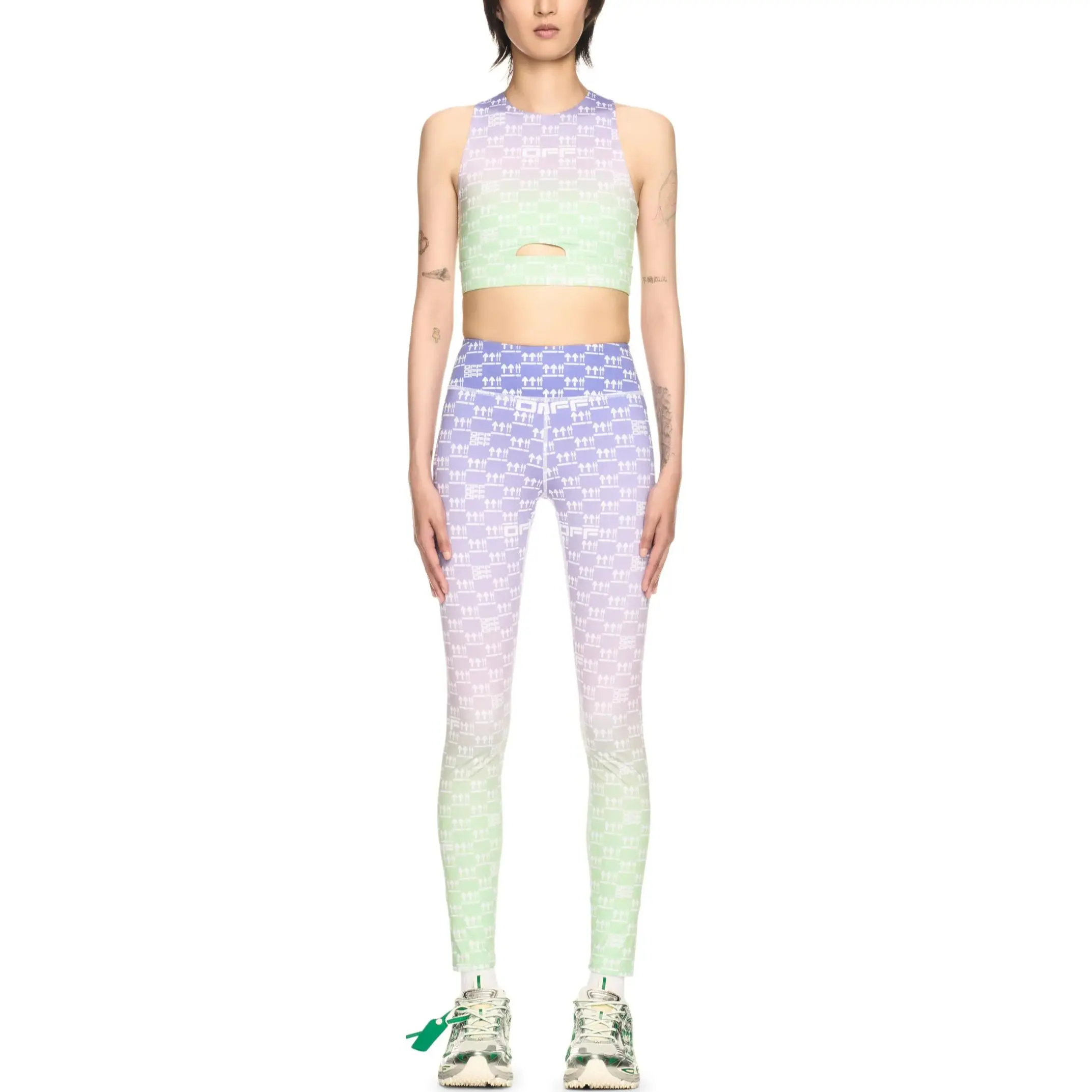 OFF WHITE Double Arrow Cut Out Bra