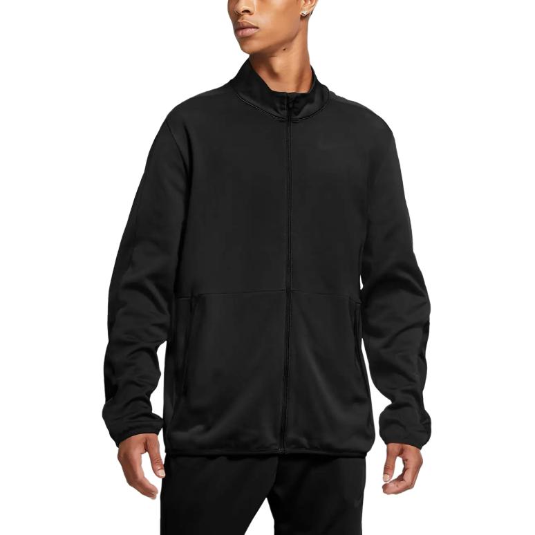 Мужская куртка Nike DRI-FIT logo (черная) — фото 3