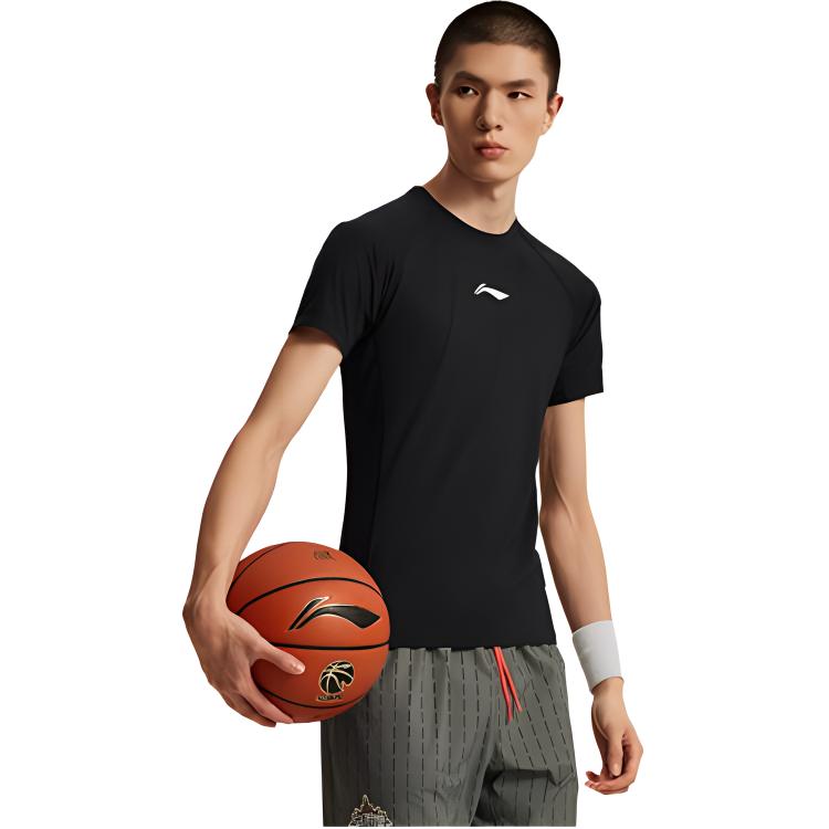LiNing CBA Collection Professional Basketball Collection Workout Clothing Men’s Black