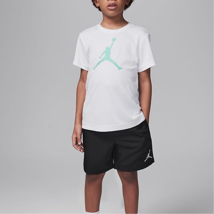 Детская футболка Jordan Dri-FIT logoT (белый) — фото 5