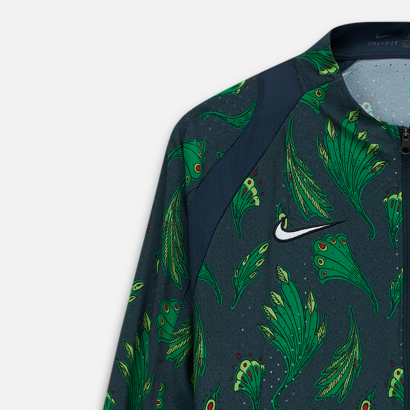 Женская куртка Nike (зеленая) — фото 5