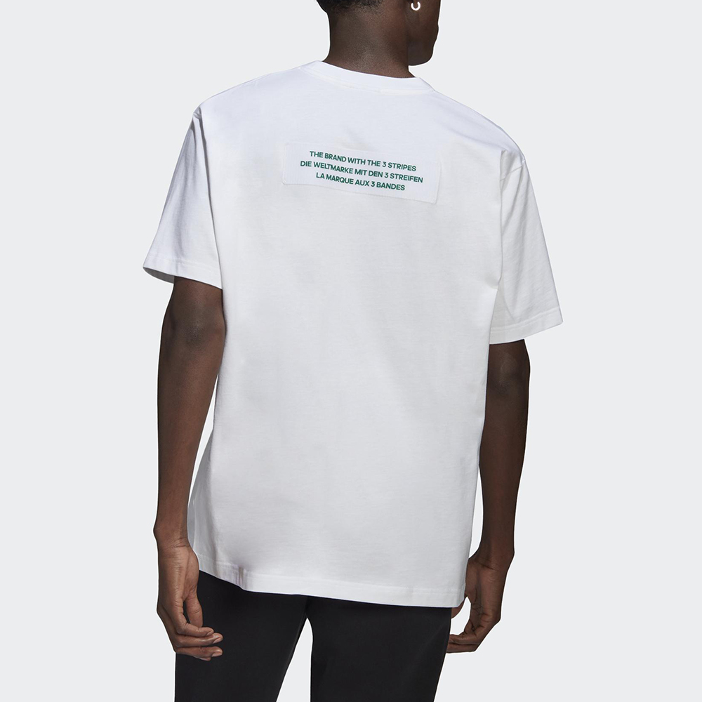 Мужская футболка adidas originals (белая) — фото 4