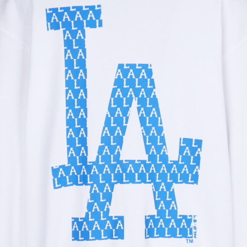 Худи MLB Monogram (белое) — фото 4