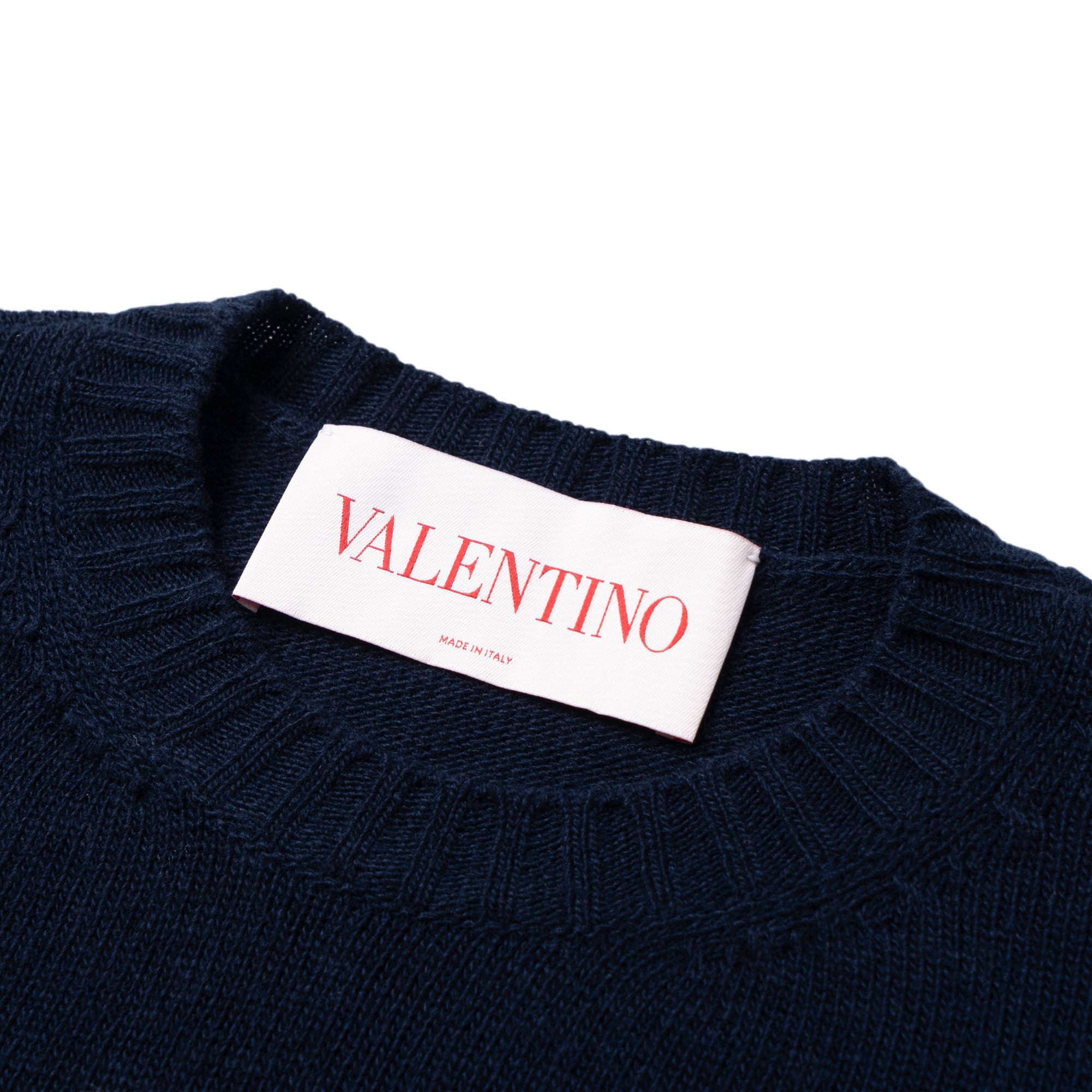 Мужской свитер Valentino (синий) — фото 2