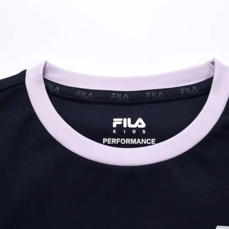 Футболка Fila KIDST (темно-синий) — фото 4