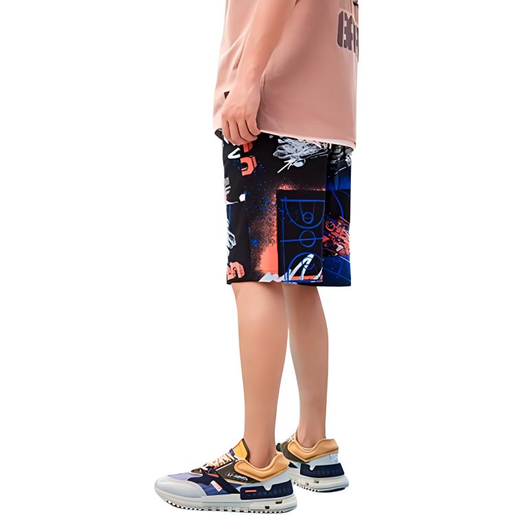 Li Ning Sports Shorts Men’s Multicolor Camouflage Moderate