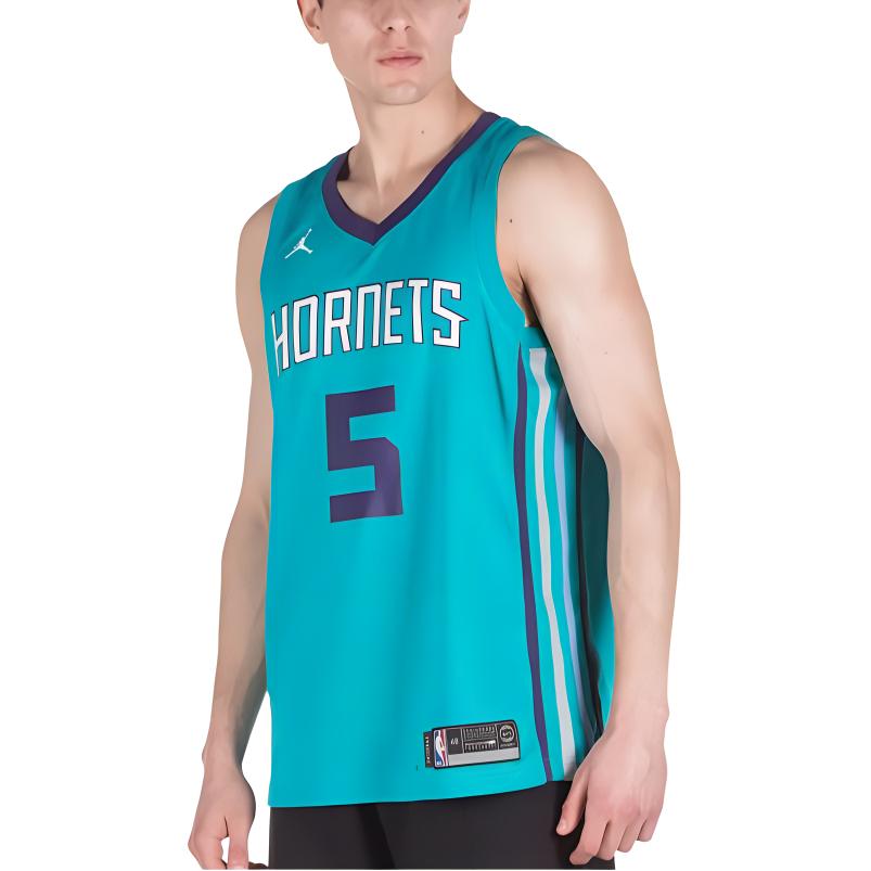 Jordan Basketball Jerseys Men’s Turquoise Moderate Straight Fit