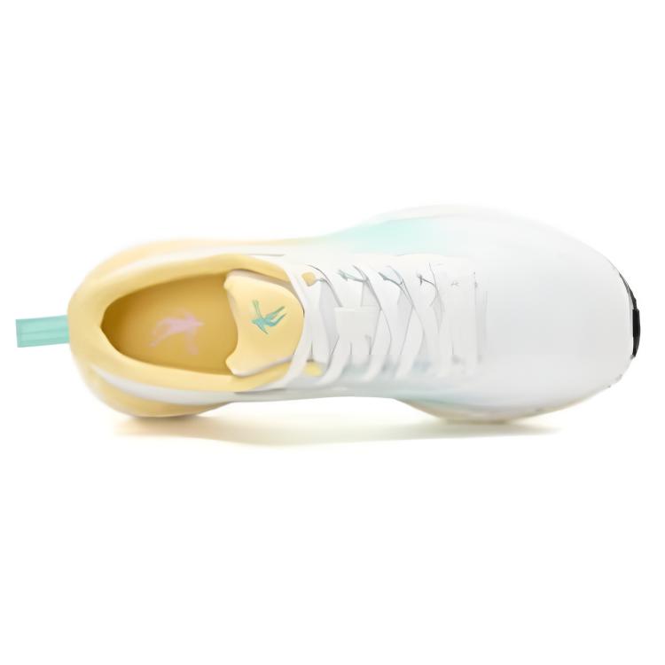 QIAODAN Wixing 14 Running Shoes Women’s Low Top Jordan White, Orchid Pink