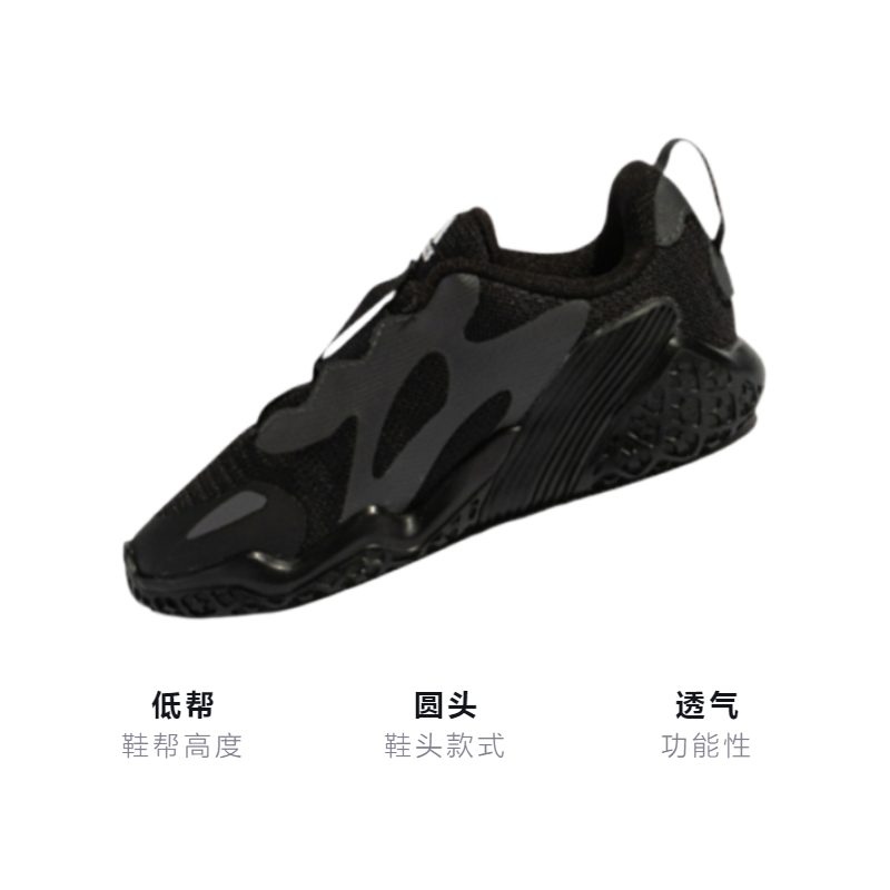 Кеды adidas 4Uture (черные) — фото 3