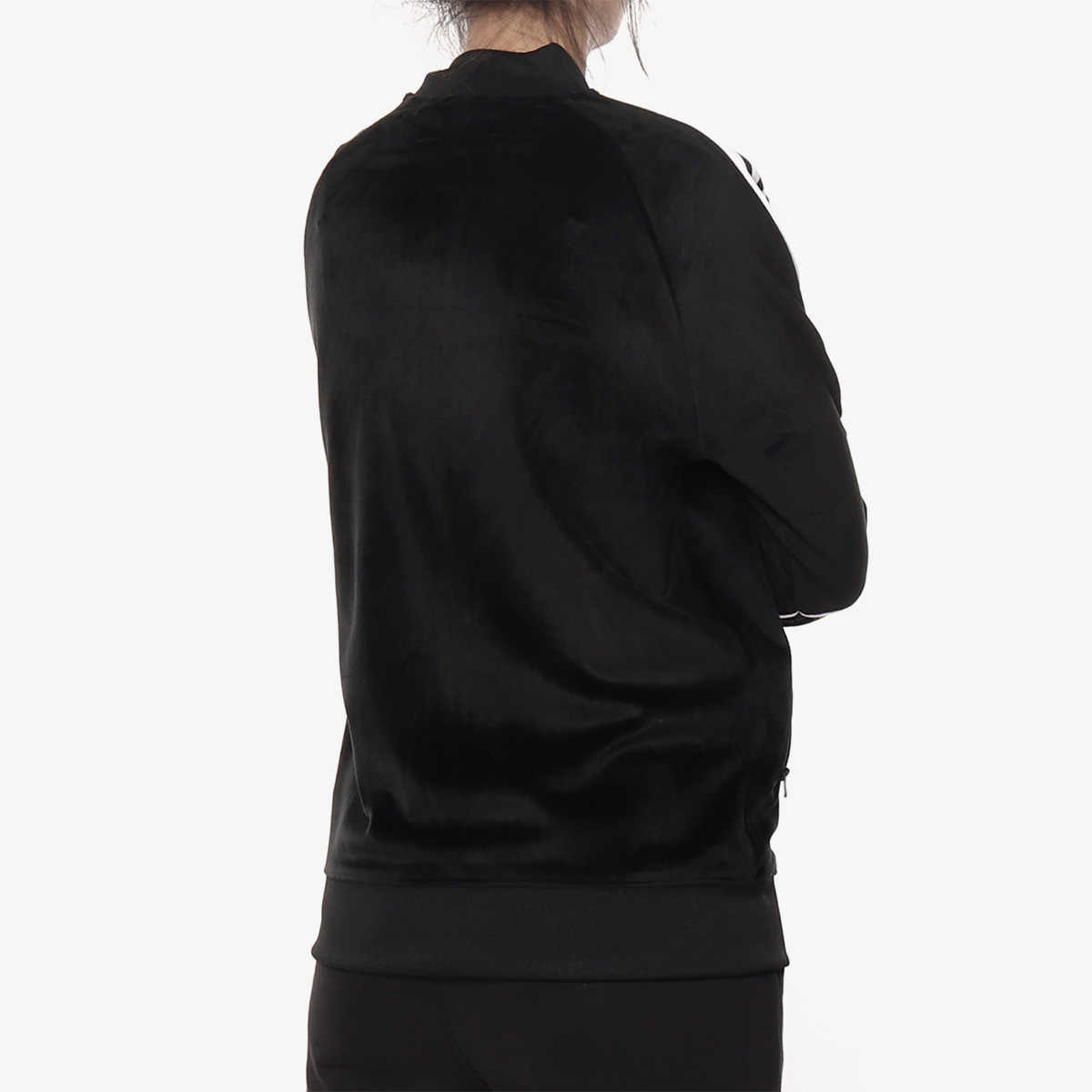 Унисекс куртка adidas originals SST (зелено-белый) — фото 4