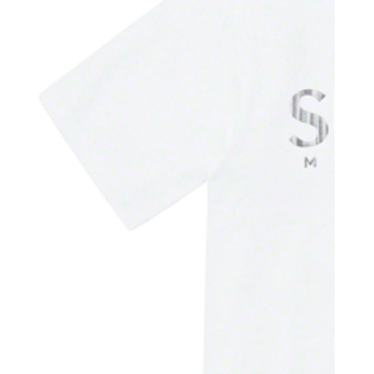 Футболка Supreme SS19 Gradient Logo Tee (белая) — фото 3