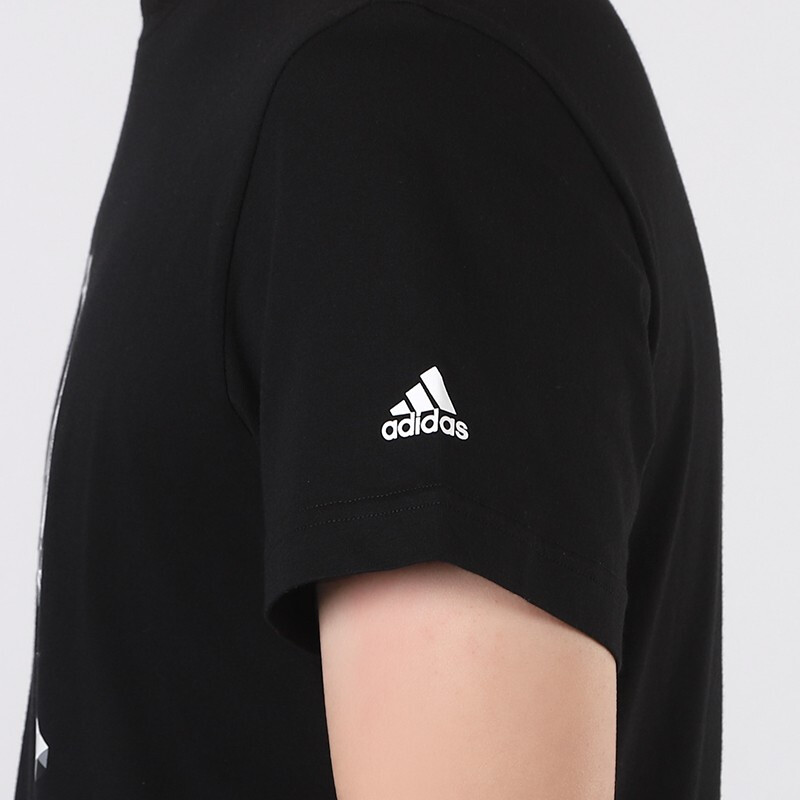 Мужская футболка adidas (черная) — фото 6