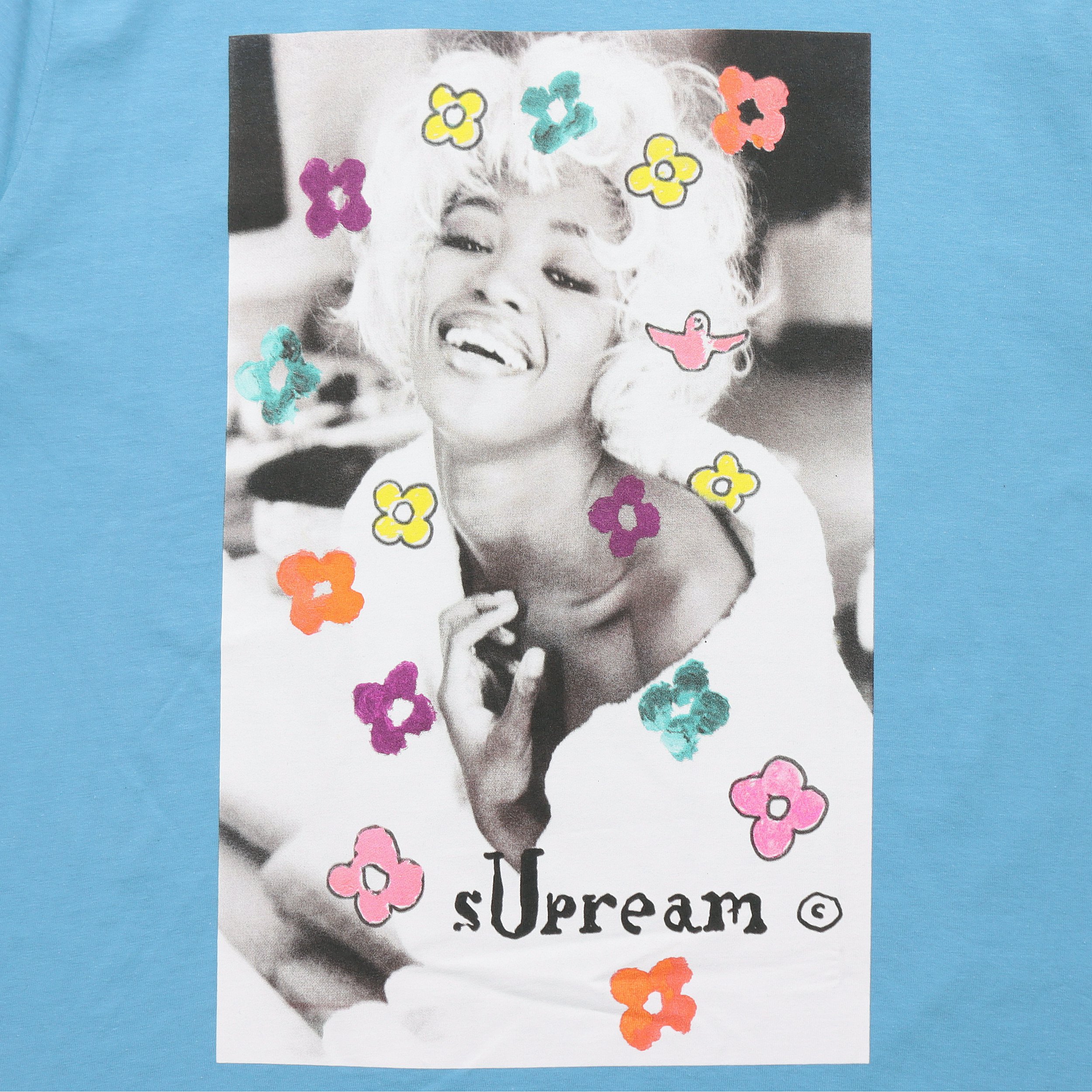 Футболка Supreme SS20 Week 1 Naomi Tee (синяя) — фото 3