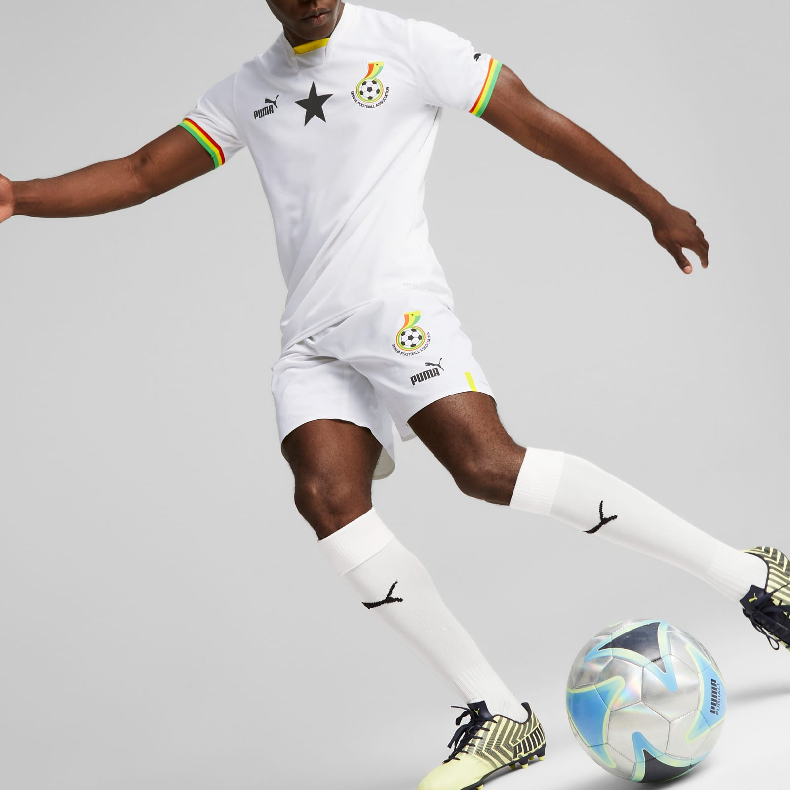 PUMA Ghana Home 22/23 Replica Jersey Soccer Jersey Men’s White