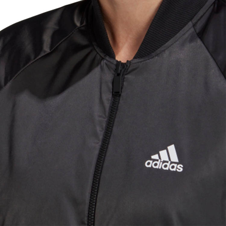 Женская куртка adidas W S VRCT JK PAD (черный) — фото 5