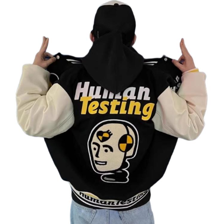 HUMAN MADE ASAP Rocky Human Testing  Varsity Jacket  