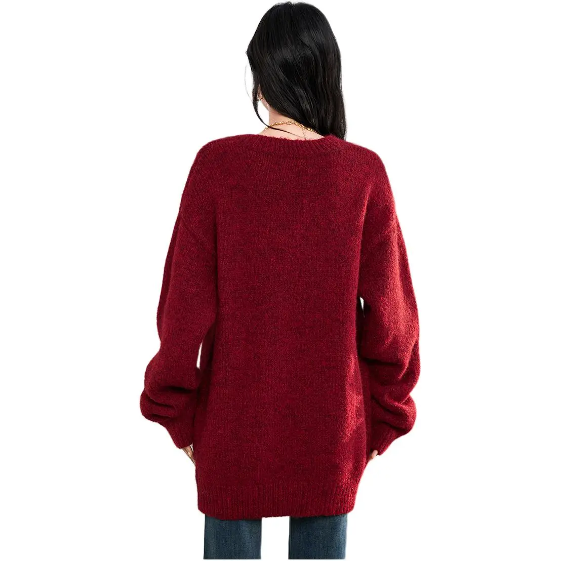 GOSO Sweater Women's Christmas Red