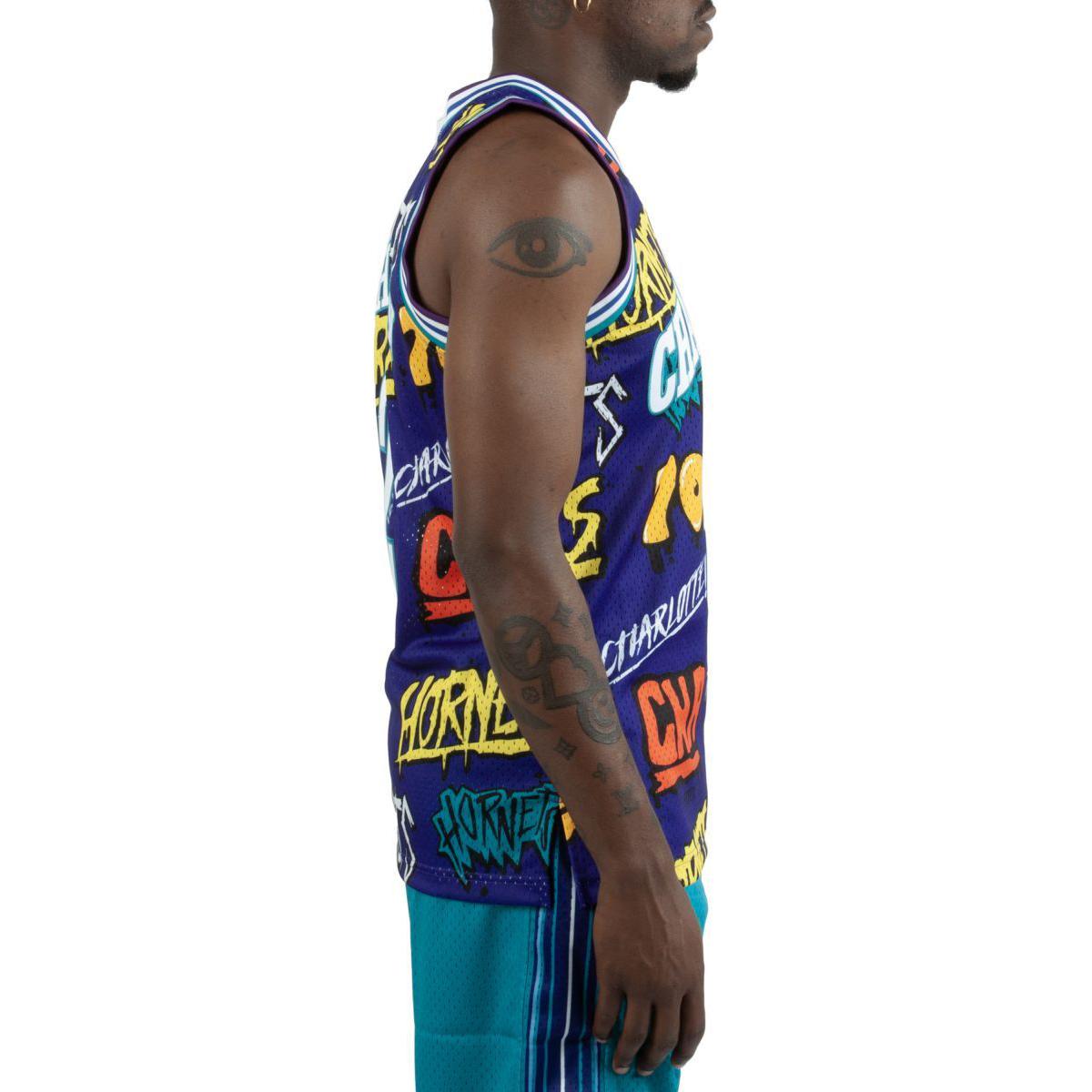Mitchell Ness x NBA SWINGMAN Fan Edition Basketball Jersey Men’s Purple