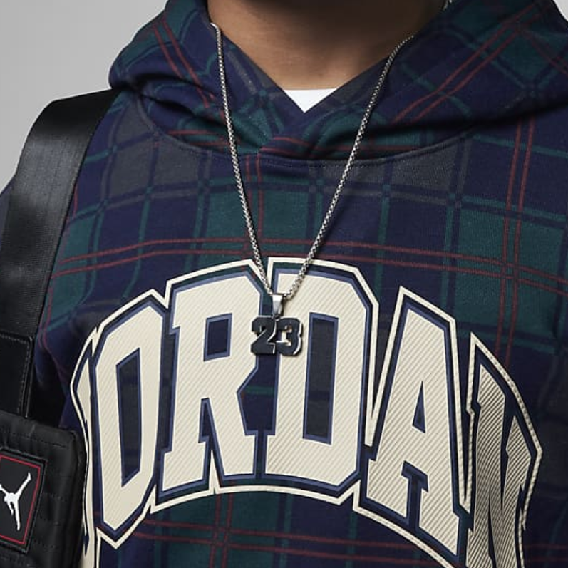 Мужские худи Jordan Logo (синяя) — фото 5