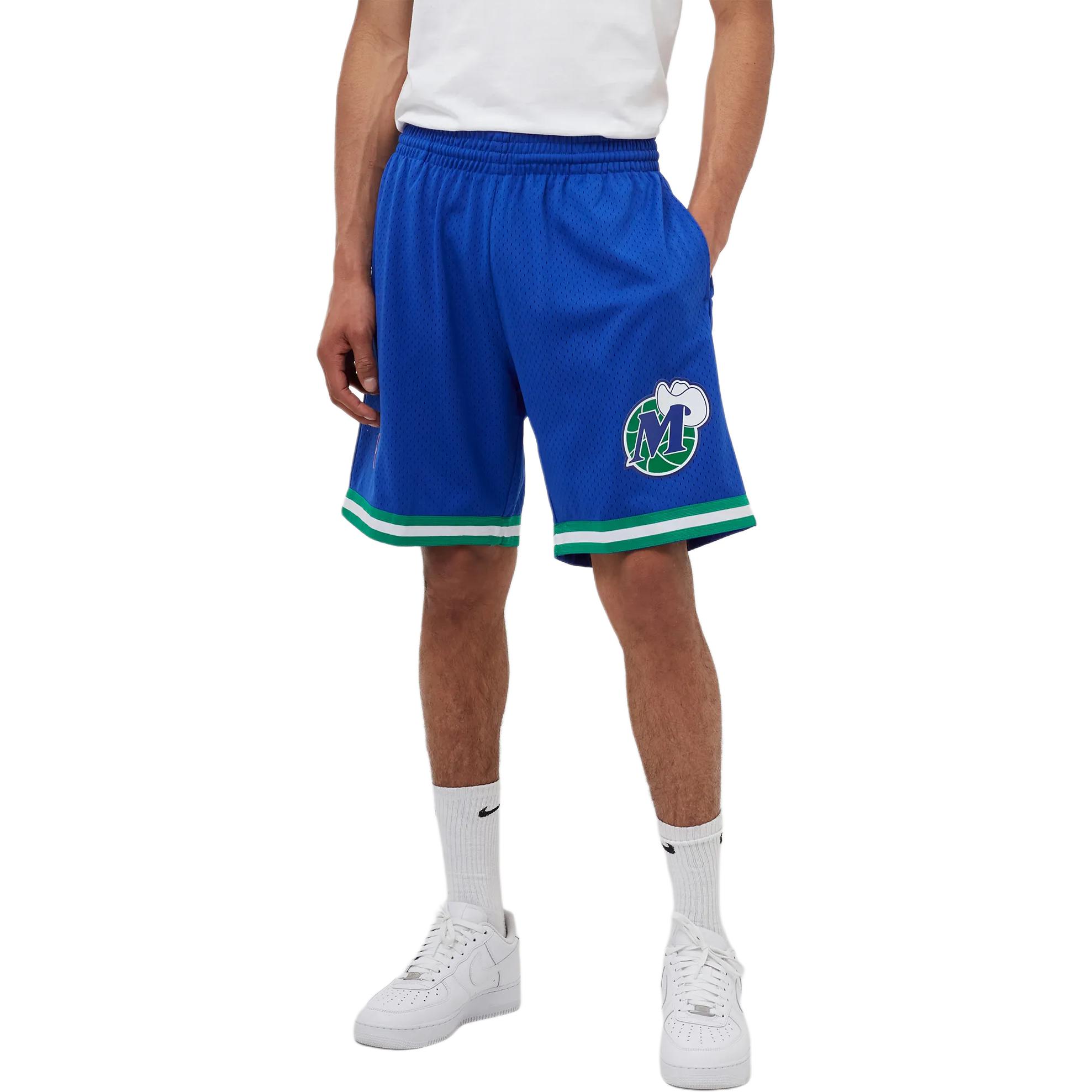 Mitchell Ness Basketball Shorts Men’s Blue Thin Straight Fit Pants