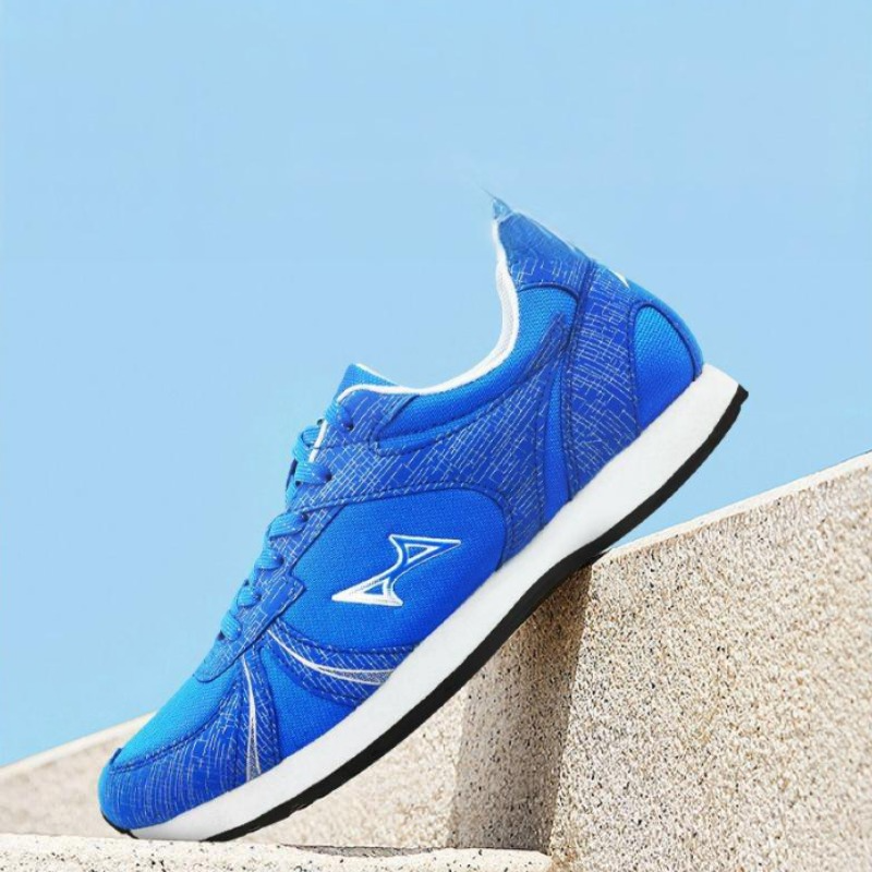 HEALTH Comfortable Slip Resistant Abrasion Resistant Slip Resistant Abrasion Resistant Casual Running Shoes Unisex Blue