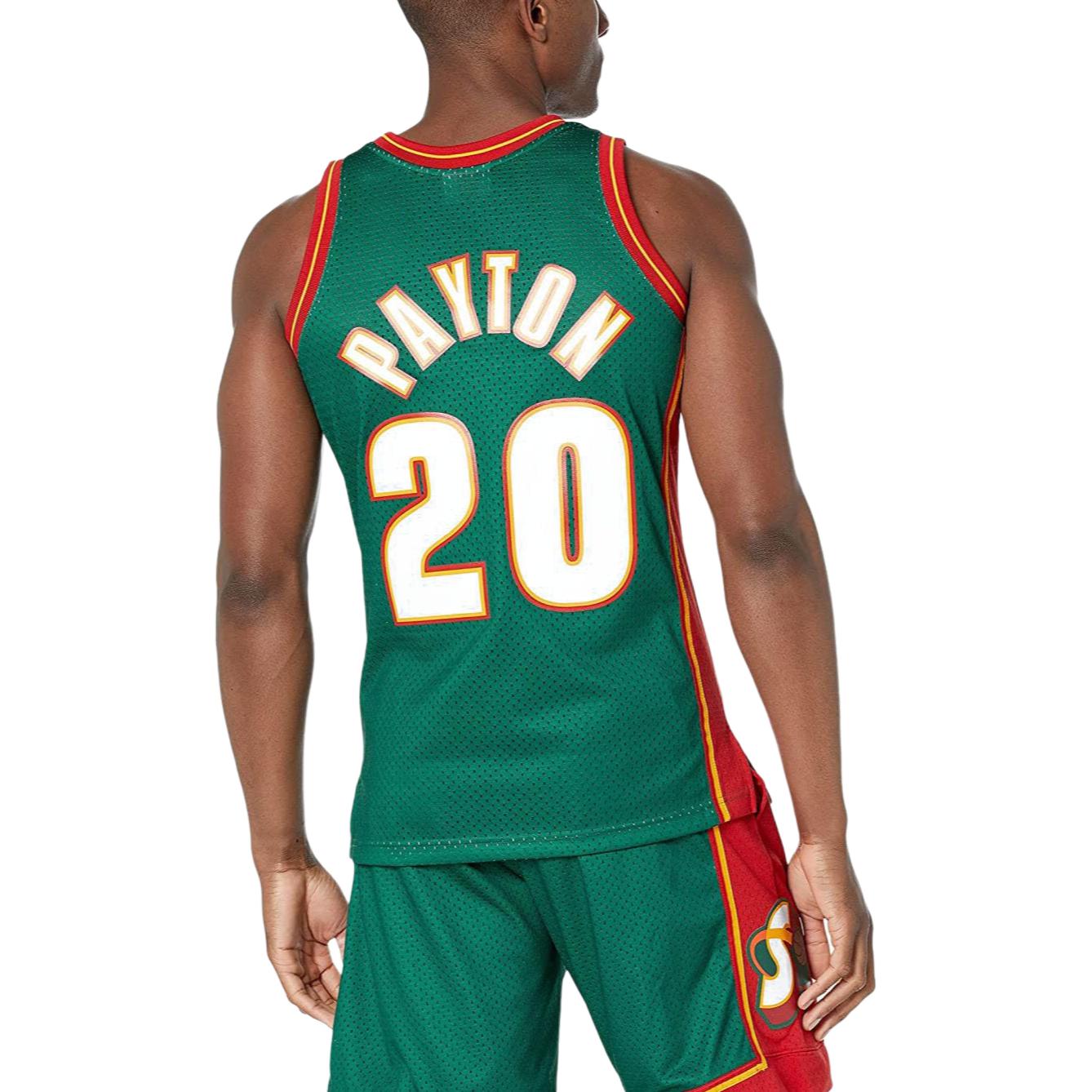 Mitchell Ness x Nba Seattle Supersonics 1995 Gary Payton Split Swingman tank top