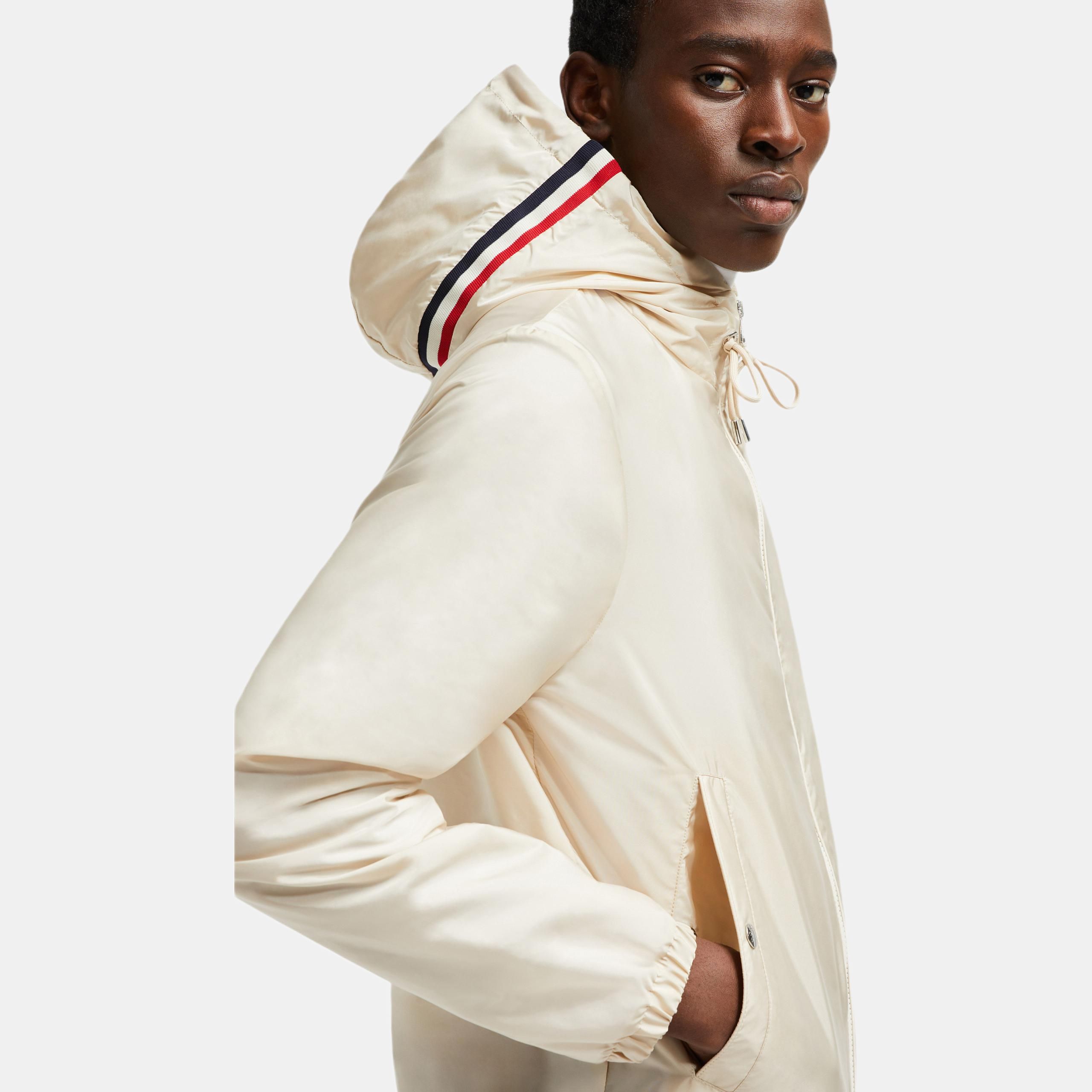 Мужская куртка Moncler (бежевая) — фото 6