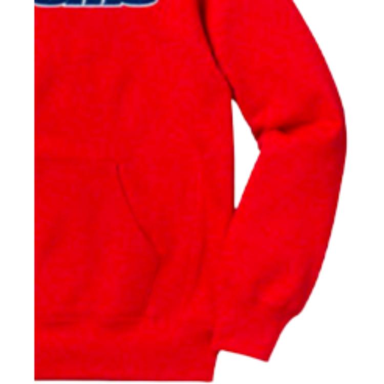 Худи Supreme Chenille Hooded Sweatshirt (красный) — фото 3
