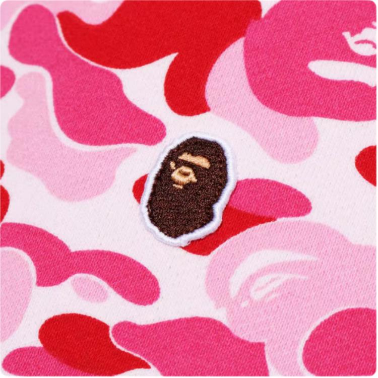 Женское худи A BATHING APE A BATHING APE LOGO (зеленое с камуфляжем) — фото 3