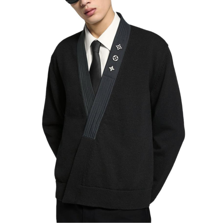 Мужской кардиган Louis Vuitton x Nigo FW25 (разноцветный) — фото 4