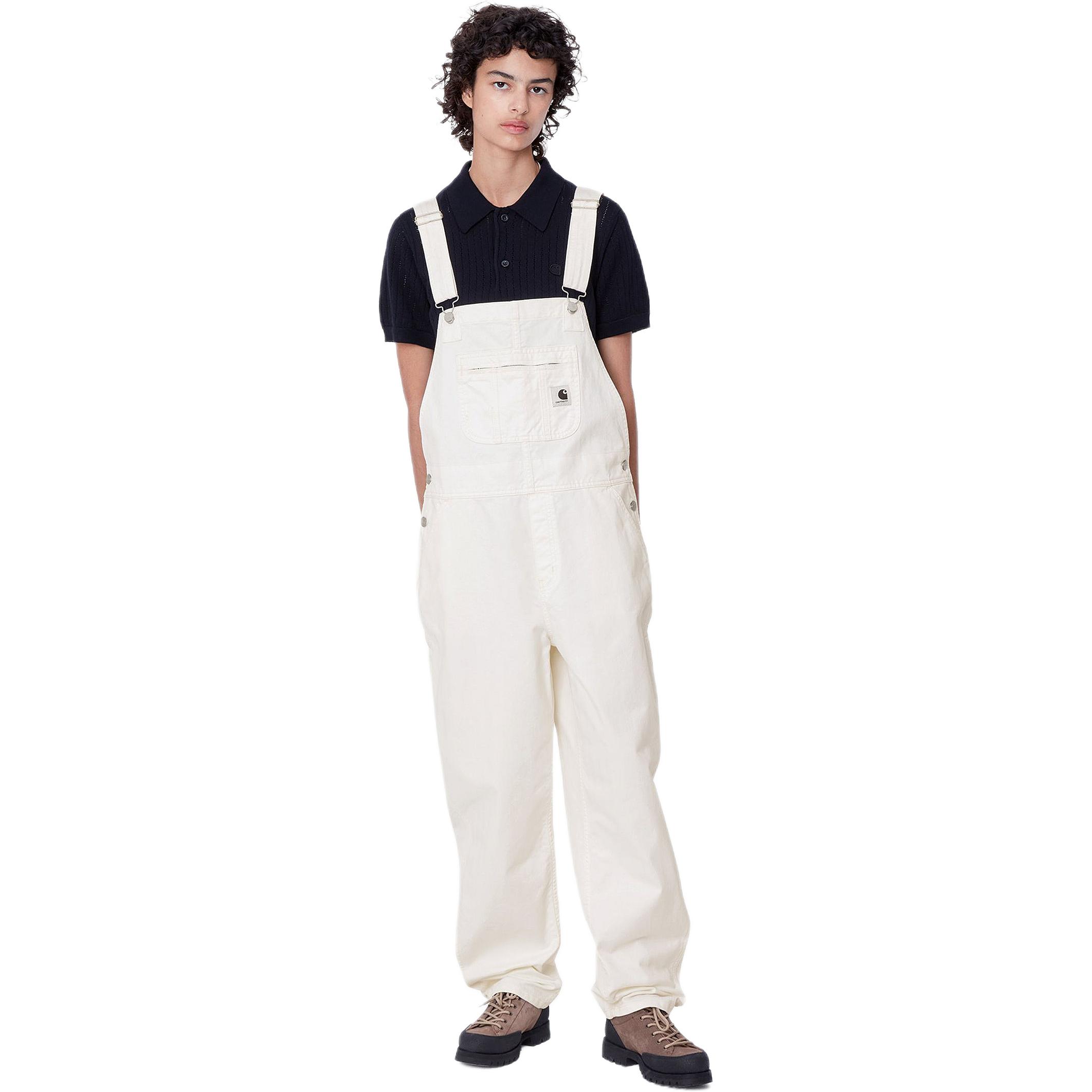Женский комбинезон Carhartt WIP W' Norris Bib Overall (восково-белый) — фото 2