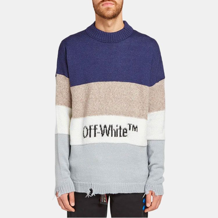 Мужской свитер OFF-WHITE (разноцветный) — фото 2