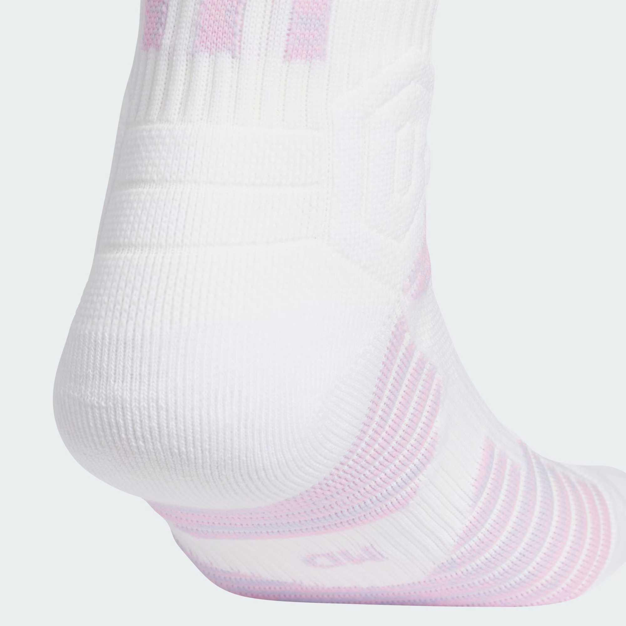Adidas BASKETBALL CREW SELECT SOCKS Crew Socks Unisex 1 Pack White Pink