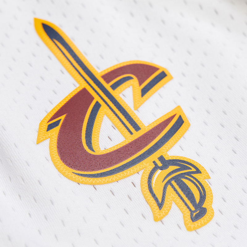 Mitchell Ness x NBA Cleveland Knight Basketball Shorts Unisex White