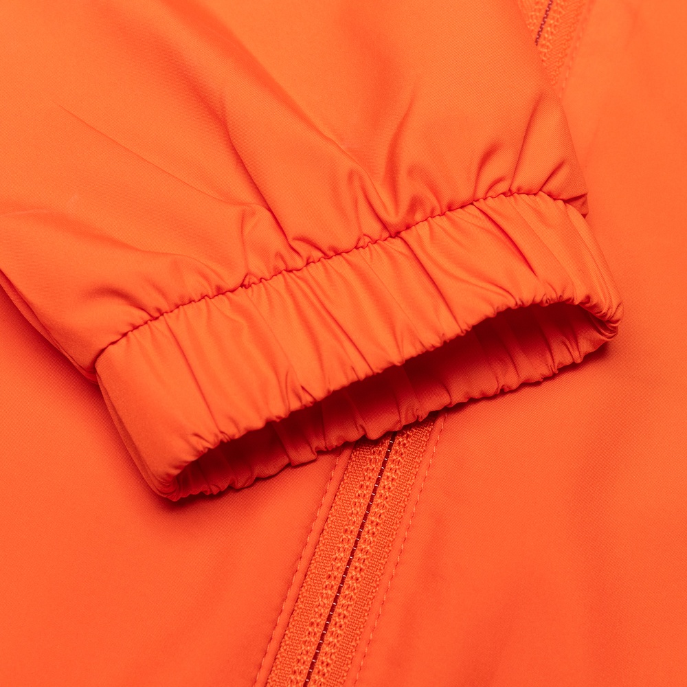 Мужская куртка adidas neo Zip Jacket (оранжево-желтая) — фото 4