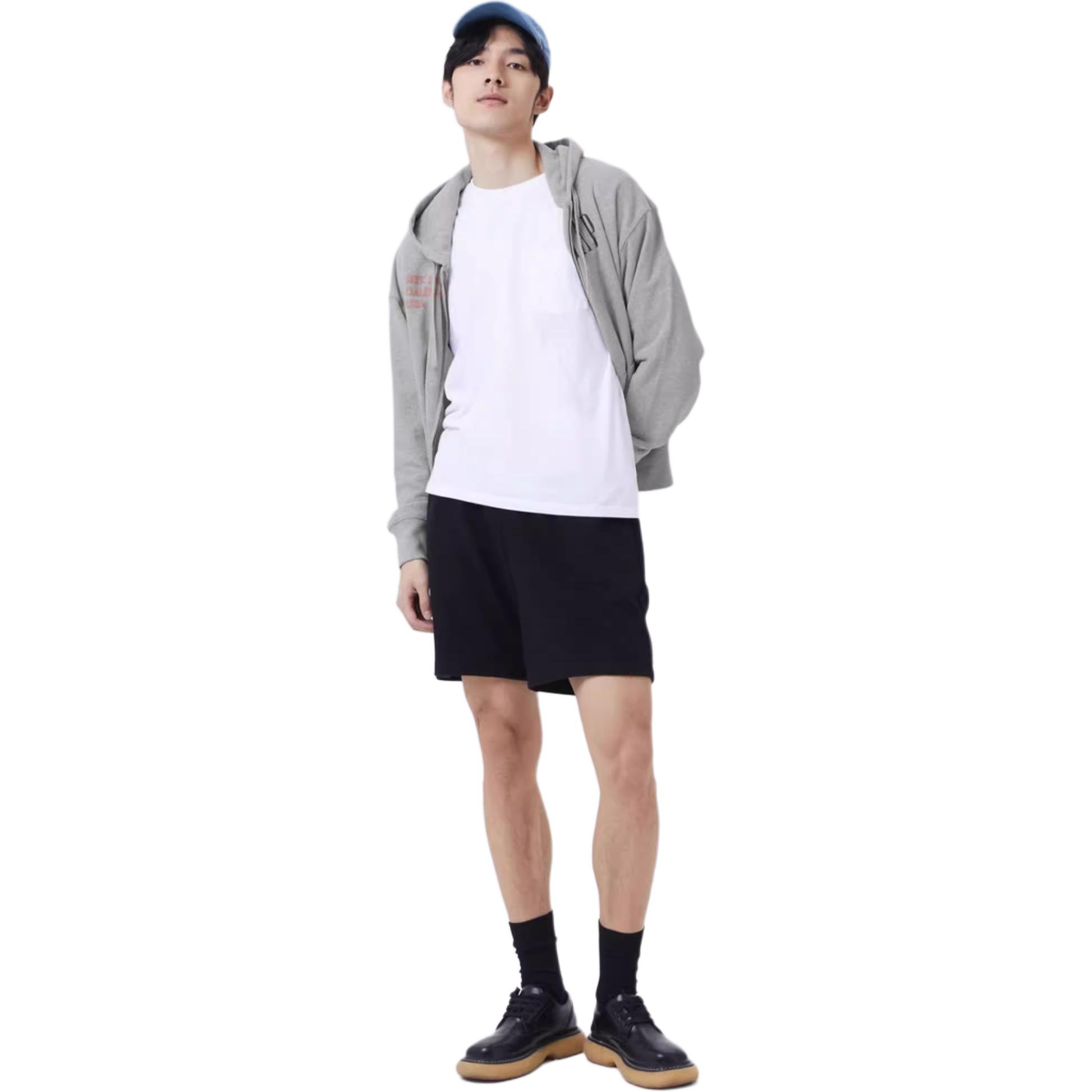 GAP letter print cardigan long-sleeve hoodie unisex