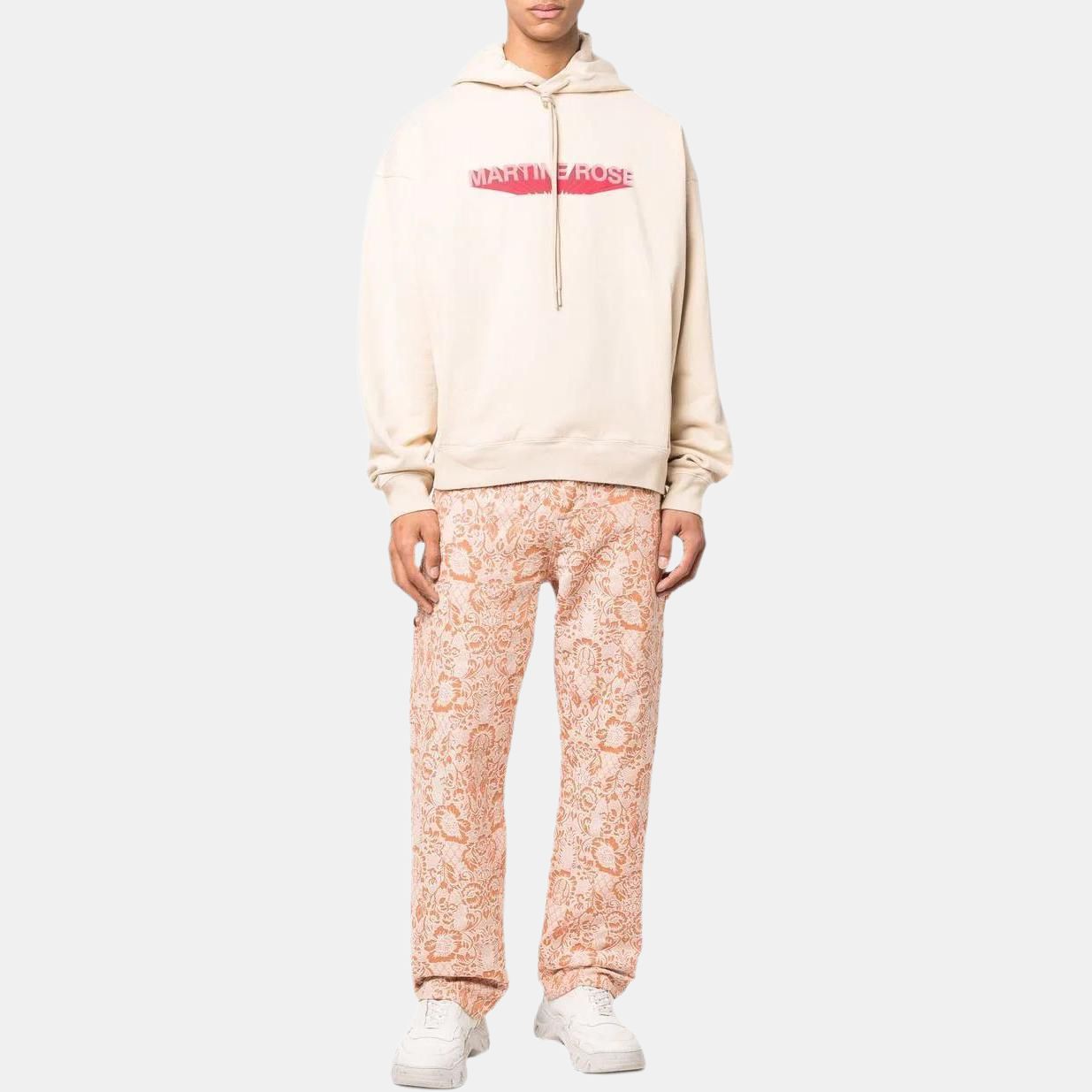 Худи Martine Rose SS22 Logo (оранжевое) — фото 3