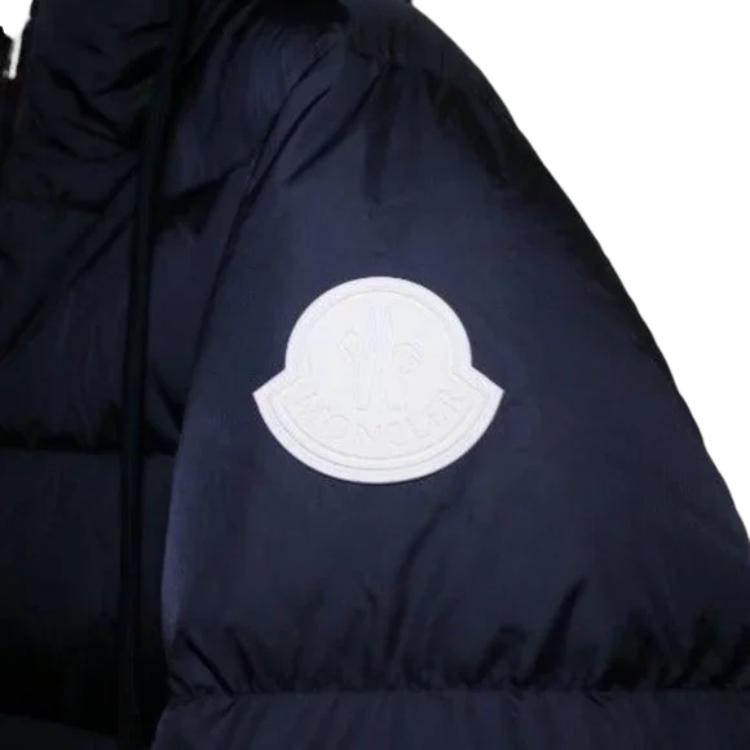 Мужская куртка Moncler (синяя) — фото 2