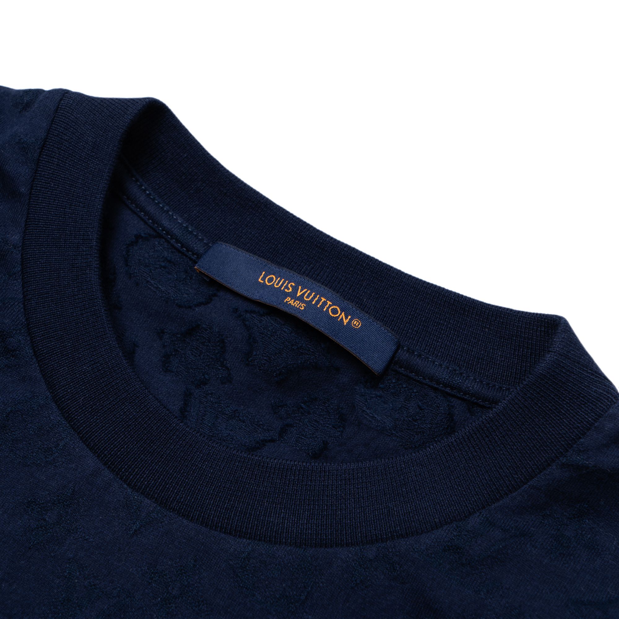 Мужская футболка Louis Vuitton LOUIS VUITTON SS26 Monogram T (черная) — фото 3