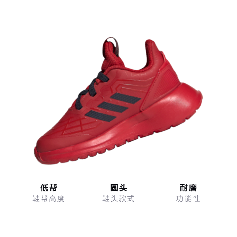 Кроссовки adidas run Spider-Man El I (красные) — фото 2