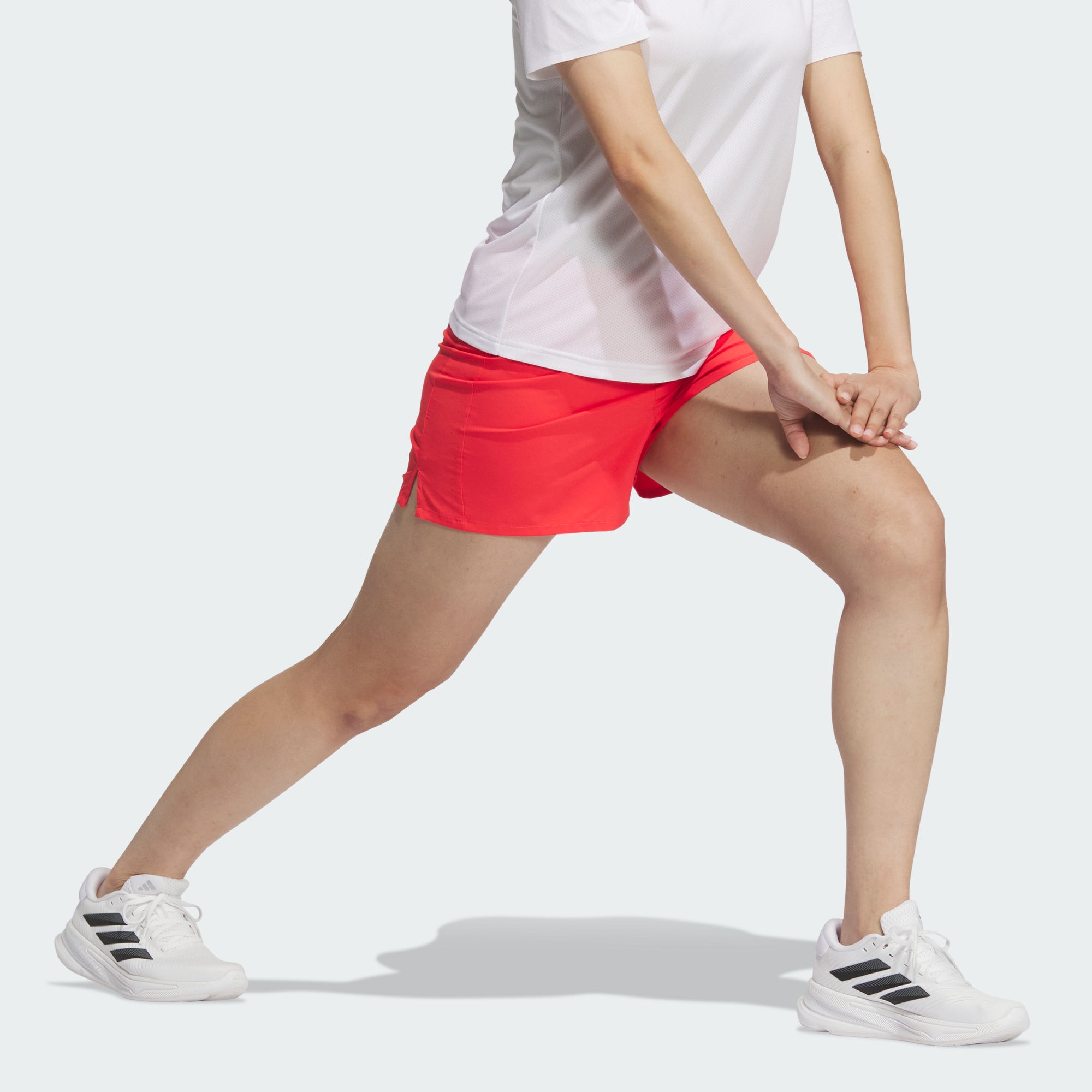 Adidas RUNNING Sports Shorts Women’s Bright Red/Dark Silver Gray